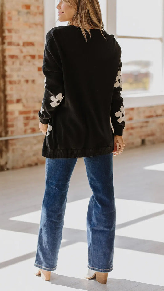 Alana Flower Cardigan