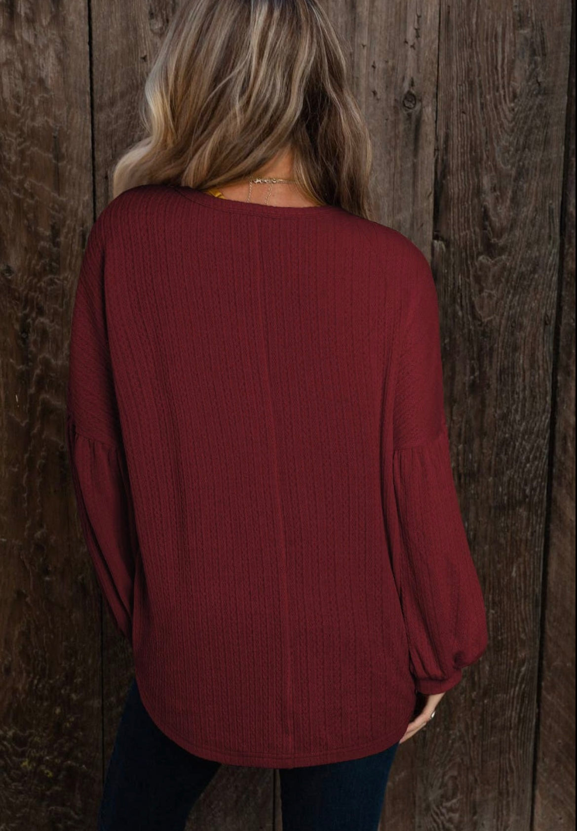 Puffy Long Sleeve Top