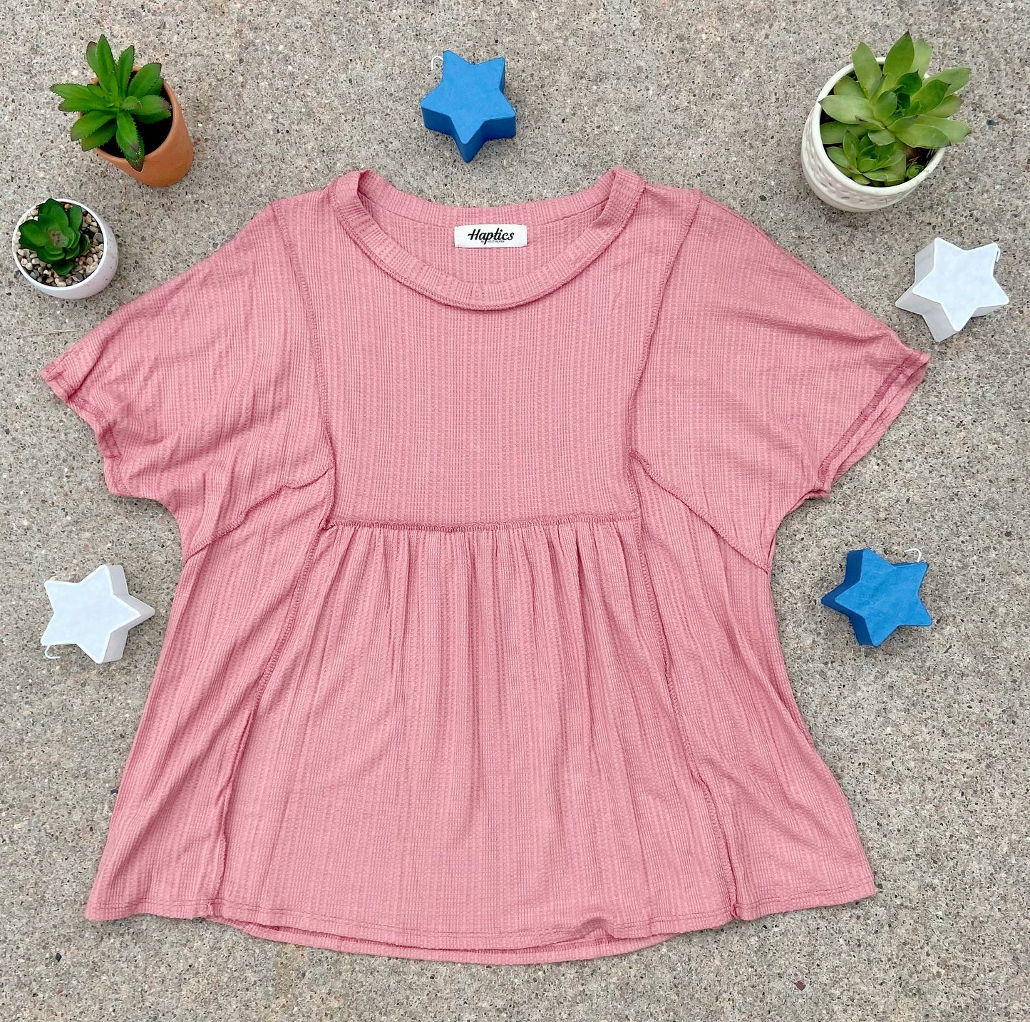 Mauve Textured Blouse