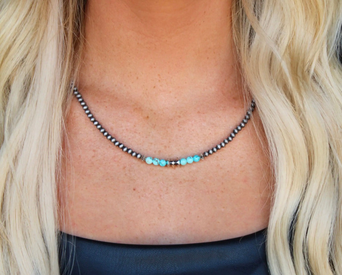 Dainty Navajo Pearl Necklace