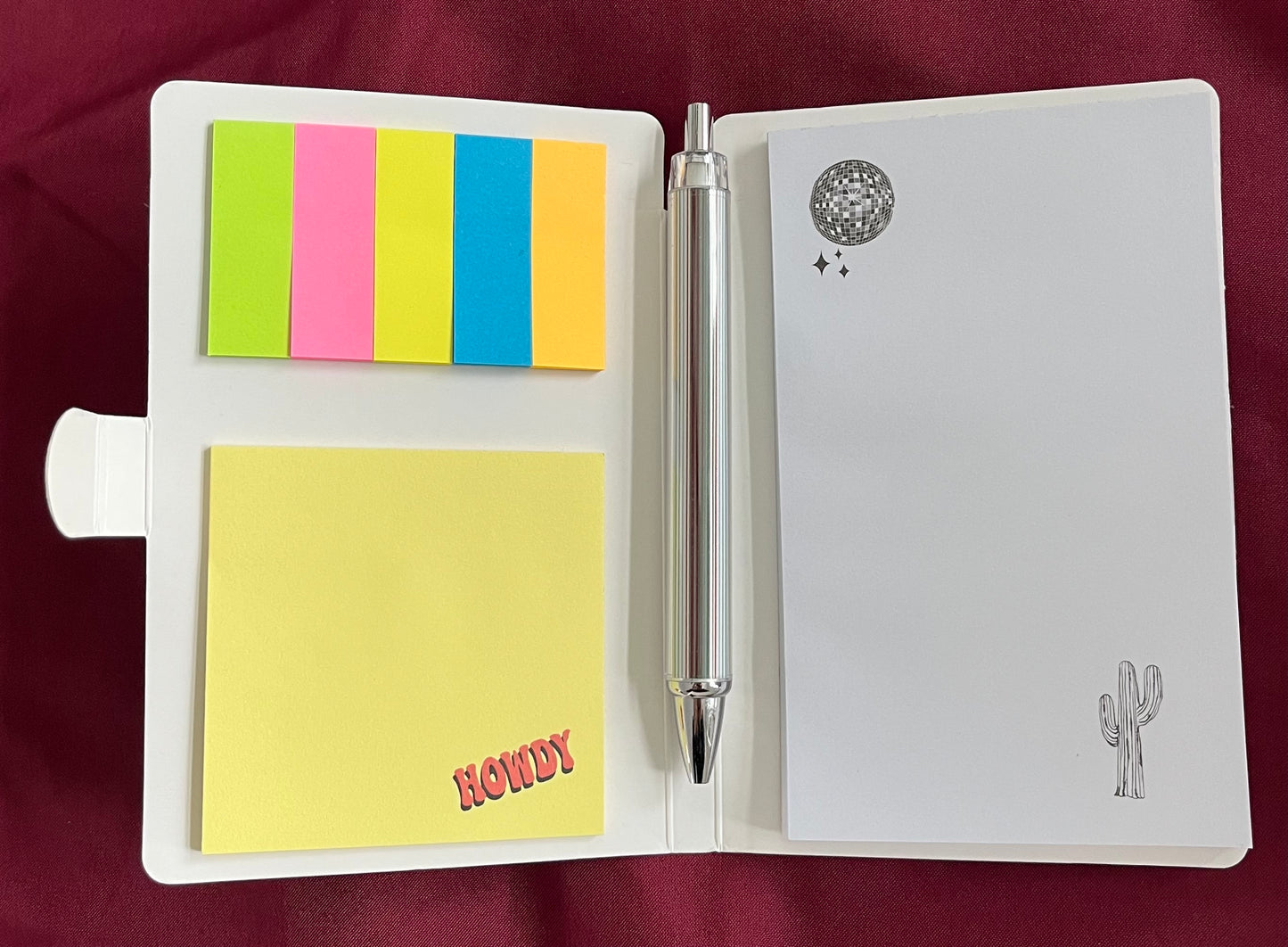 Punchy Sticky Note Pads