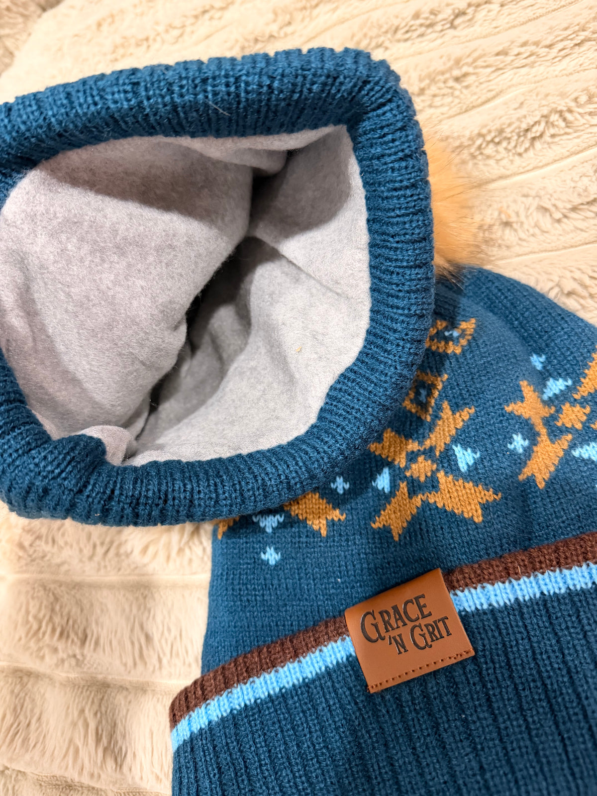 Blue Diamond Beanie