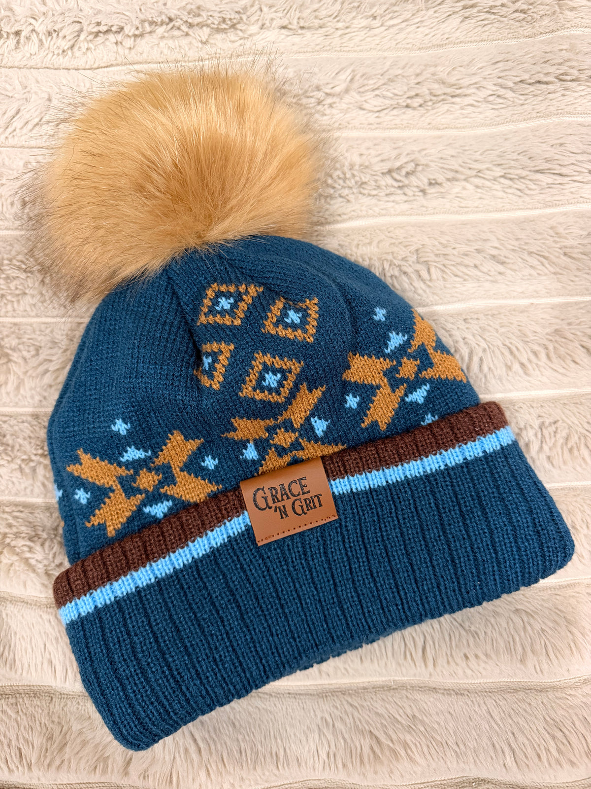 Blue Diamond Beanie
