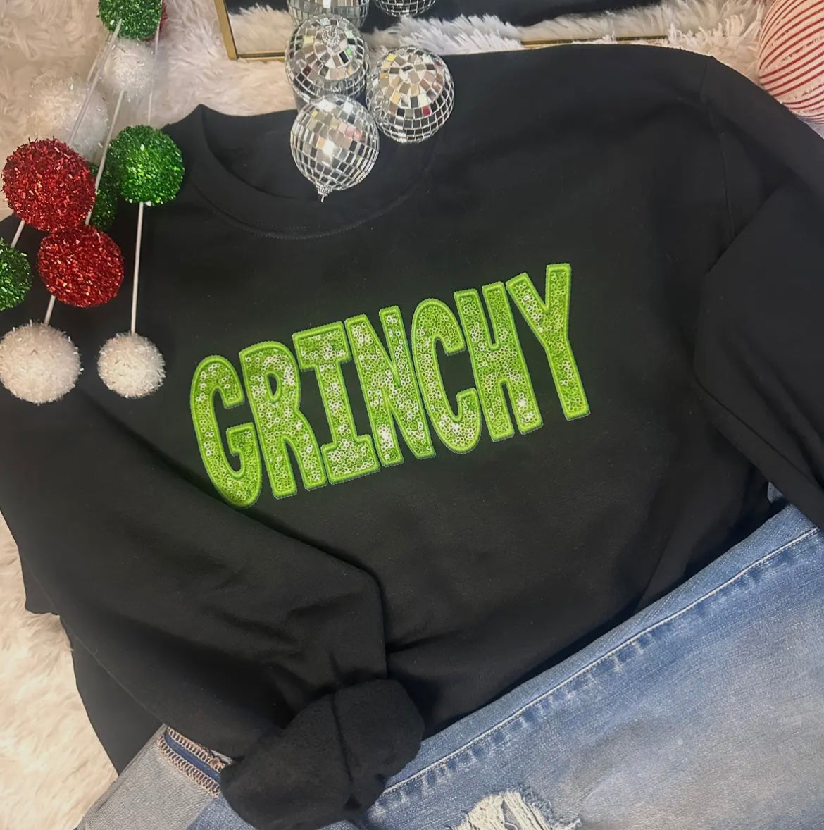 Grinchy Crewneck