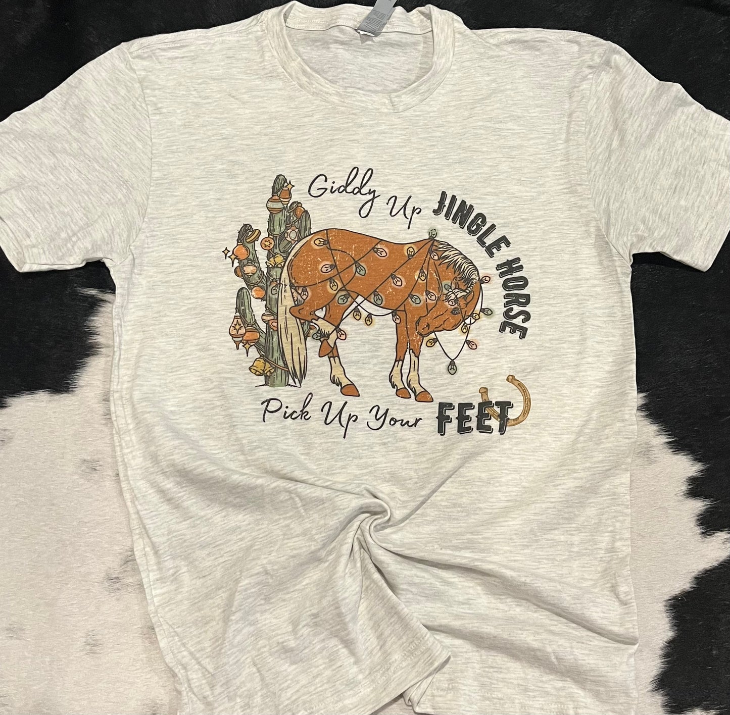 Giddy Up Jingle Horse Tee