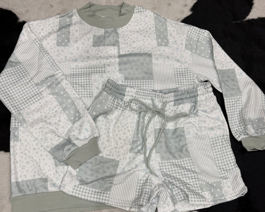 Green Patchwork Set
