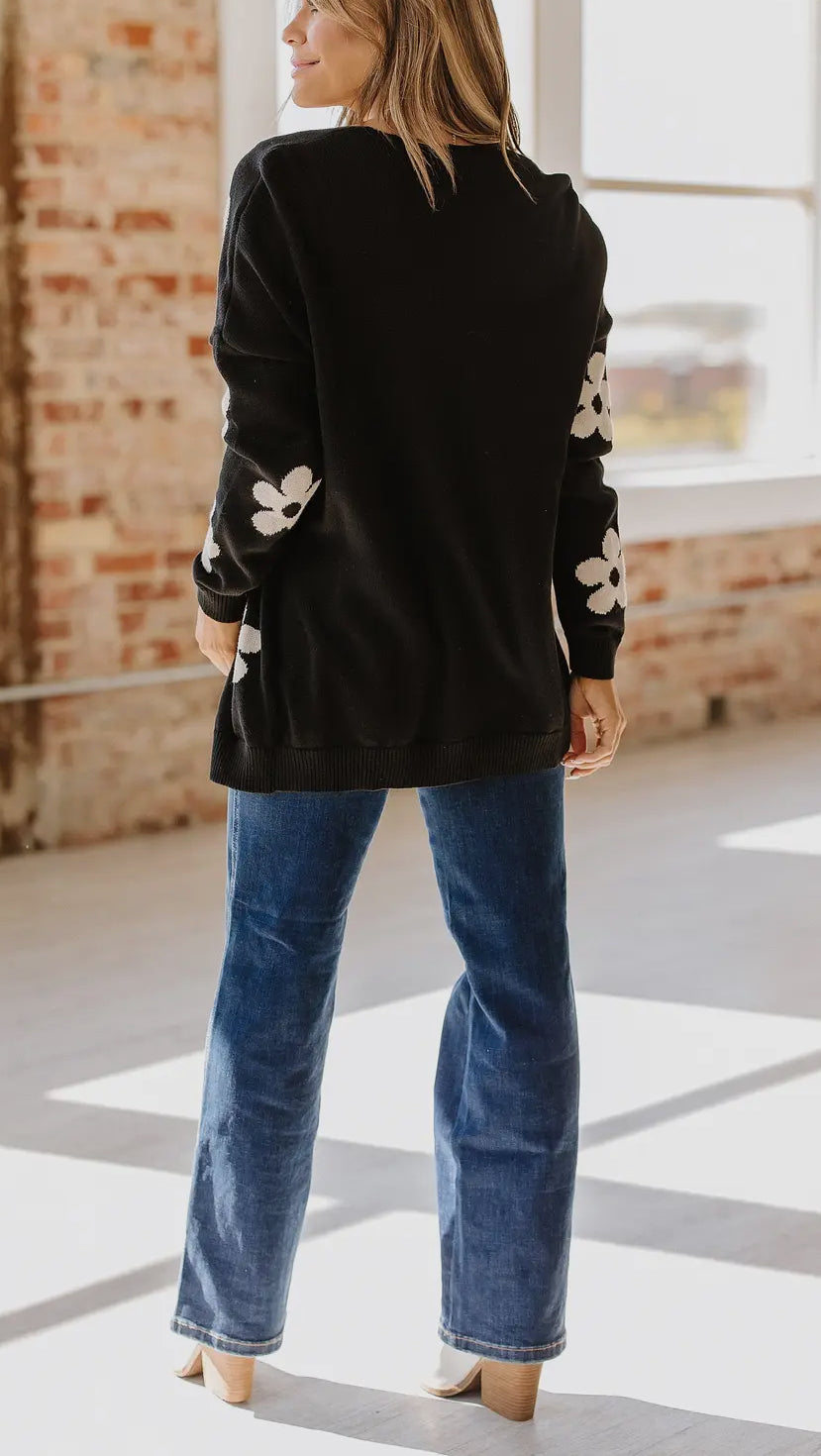 Alana Flower Cardigan