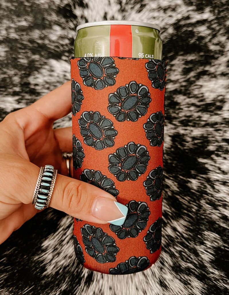 Punchy Squash Concho Tall Koozie