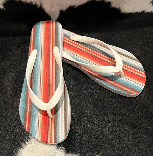 Punchy Serape Flip Flops