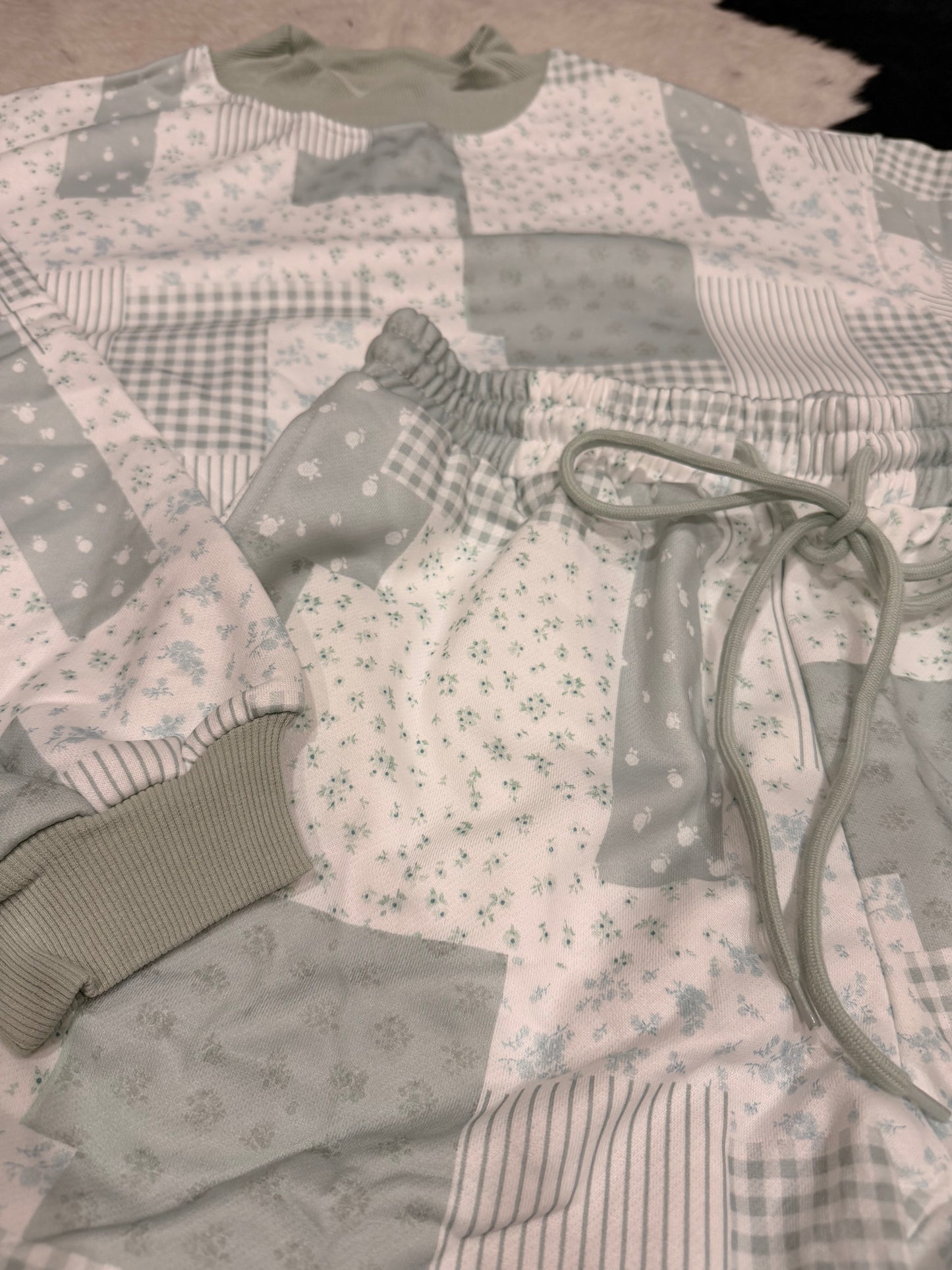 Green Patchwork Set