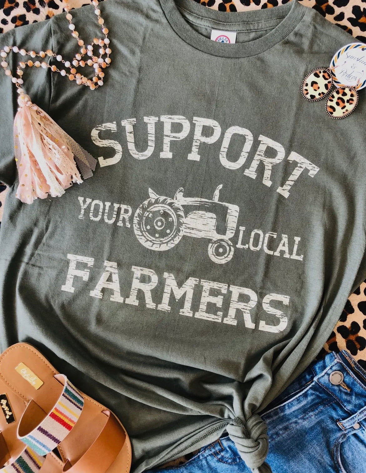 Support Your Local Farmers Tee