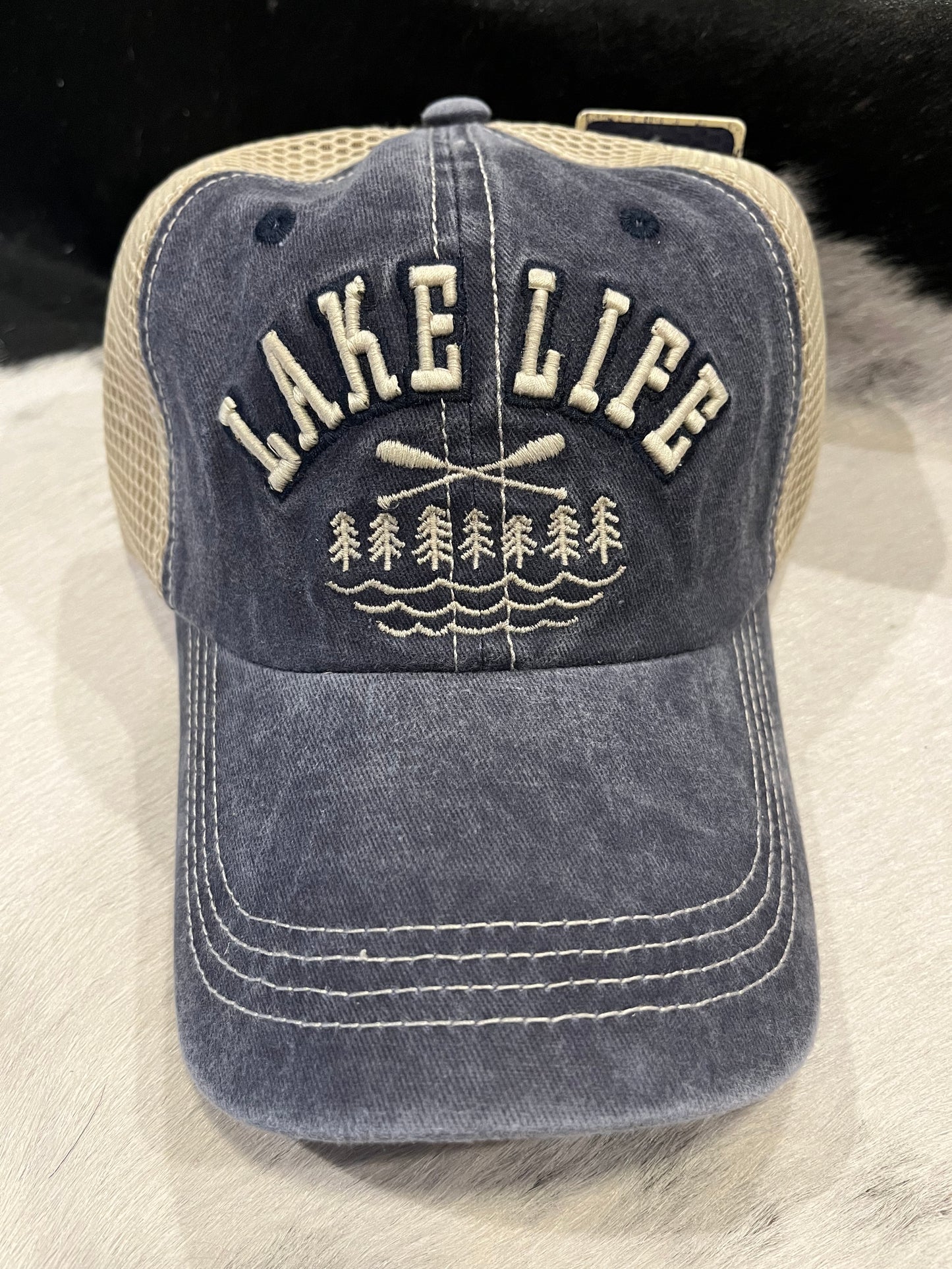 'Lake Life' Navy Hat