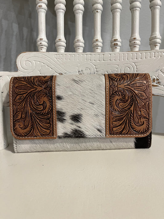 Classic Country Hand-Tooled Wallet