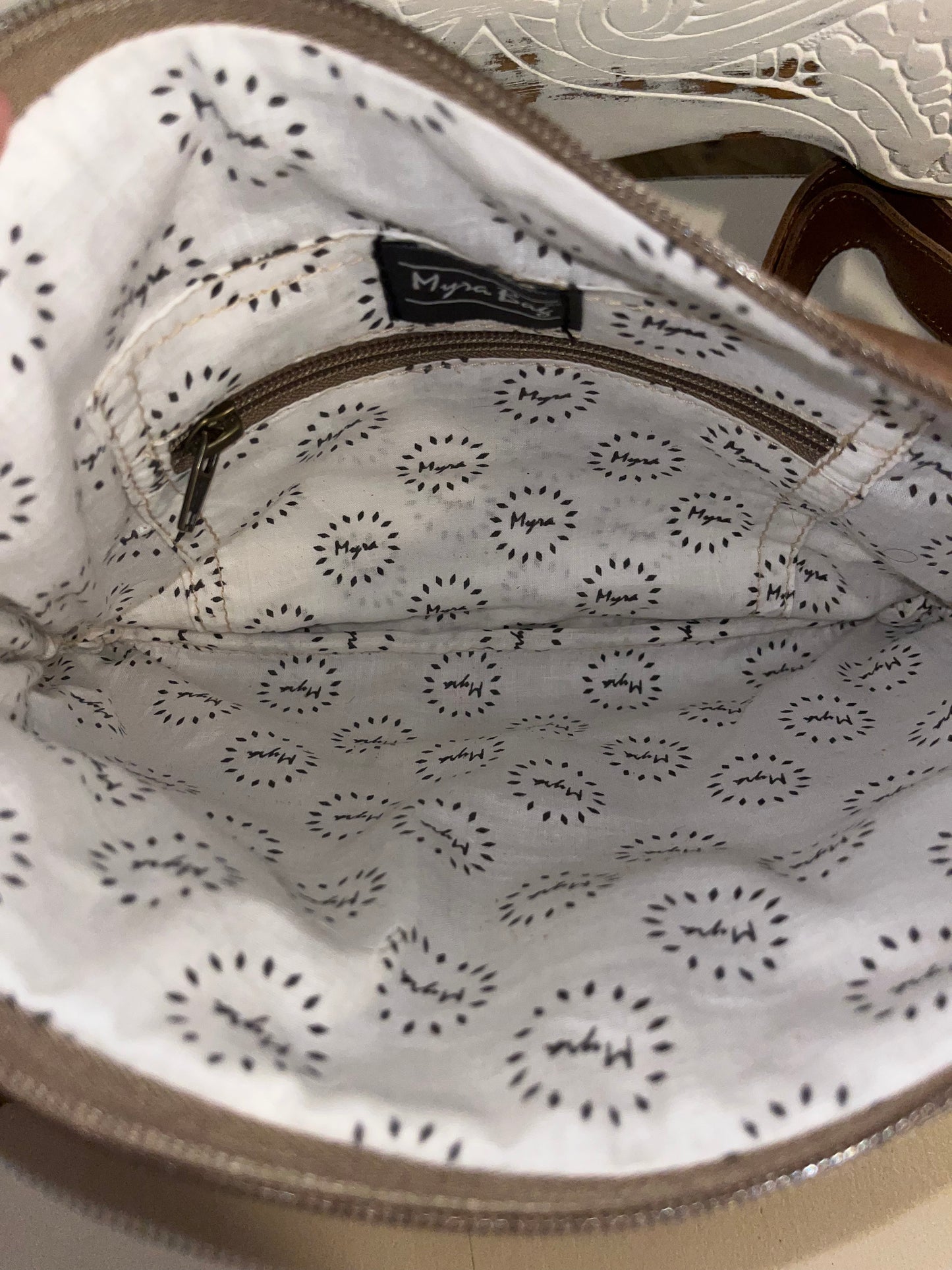 Dusty Hand-Tooled Bag