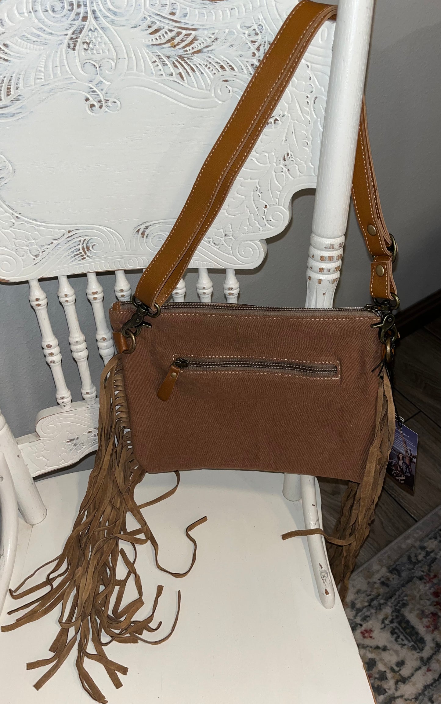 Dusty Hand-Tooled Bag