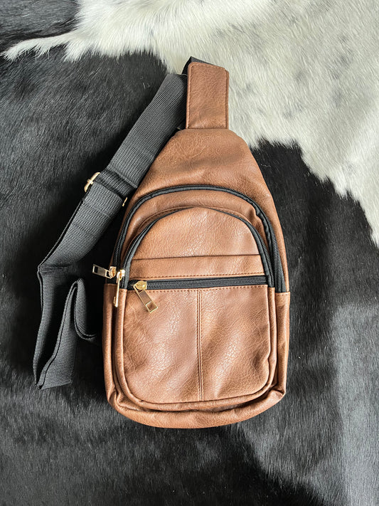 Brown Rileigh Crossbody Bag