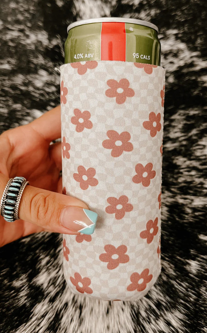 Floral Tall Koozie