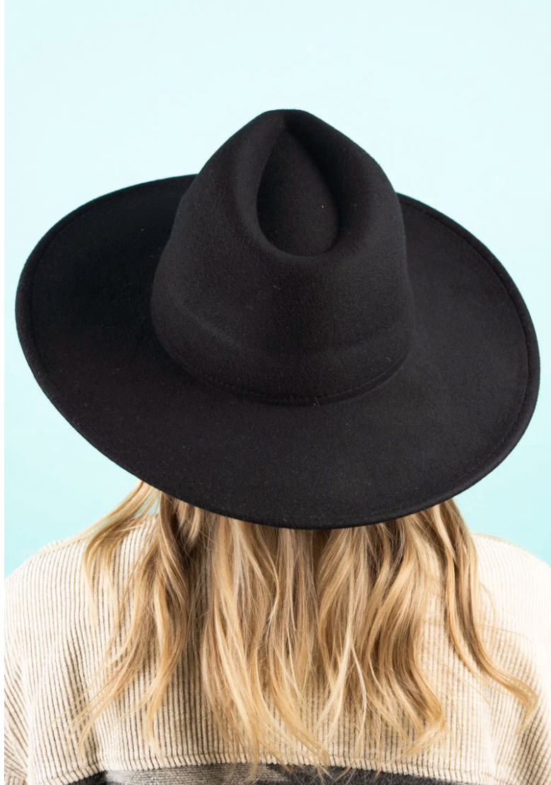 The Texanna Black Felt Hat