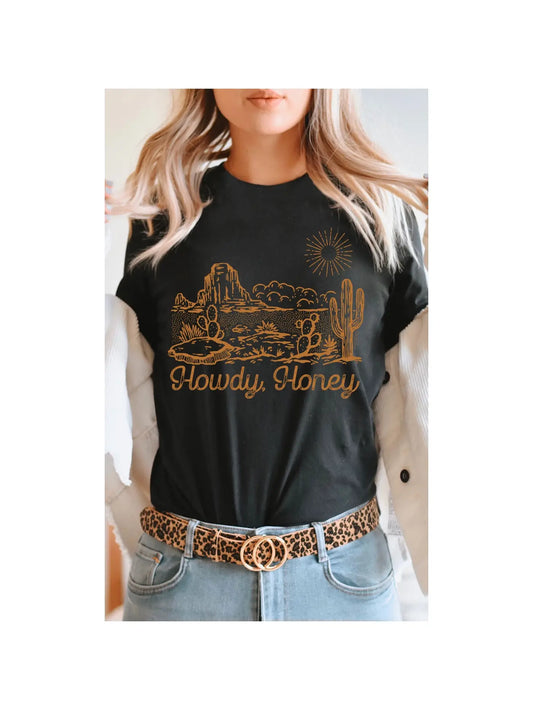 Howdy Honey Cactus Sunshine Tee