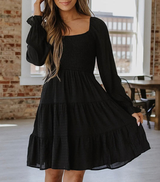 Floyd Long Sleeve Boho Dress