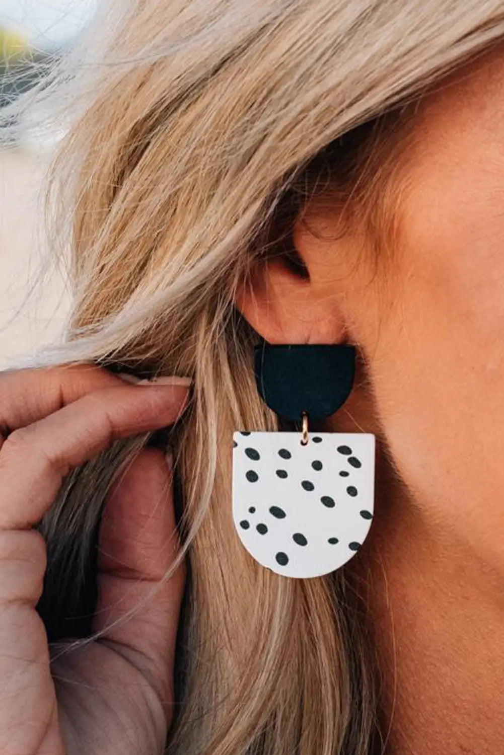 Dalmatian Spotted Earrings