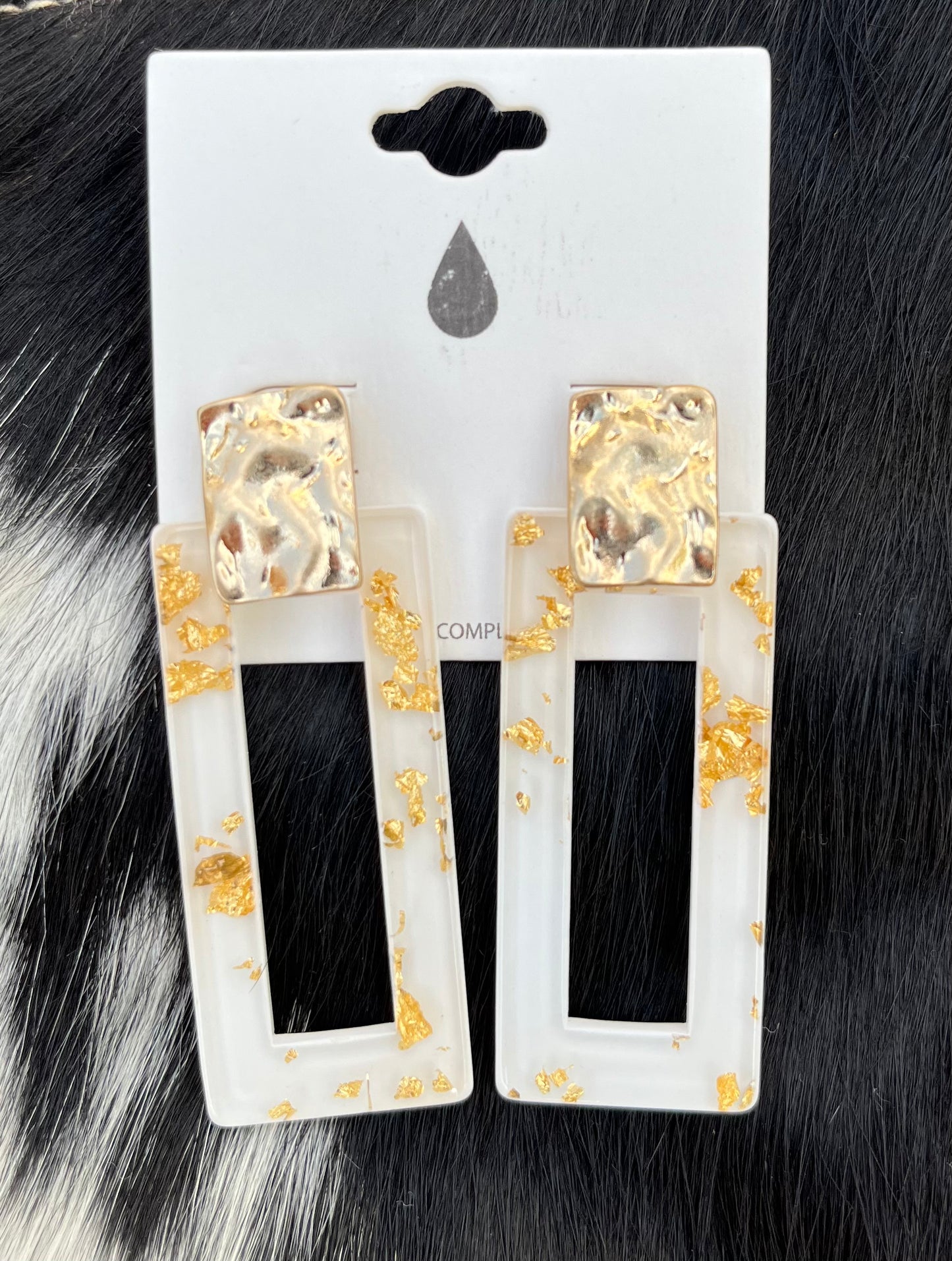 White Ambrielle Earrings