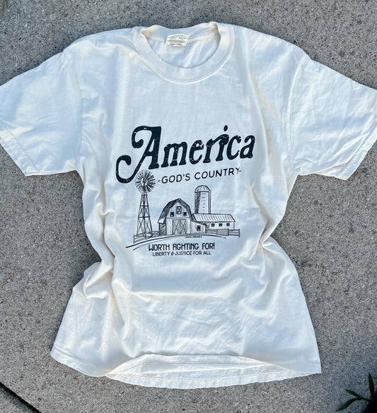 America God's Country Tee