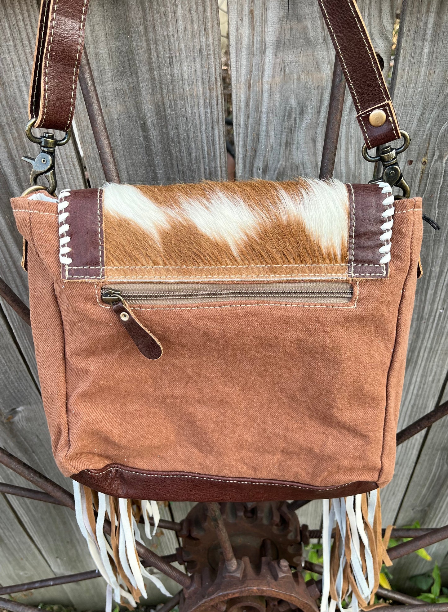 Spotted Mocha Shoulder Bag