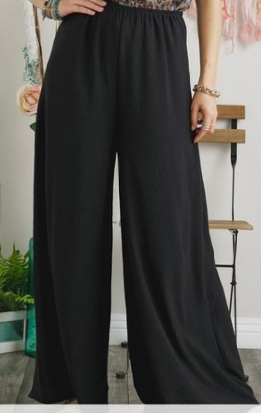 Black Wide Leg Pants