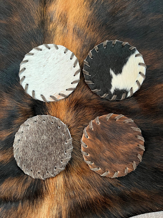 Cowhide Coasters