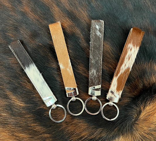 Cowhide Keychain