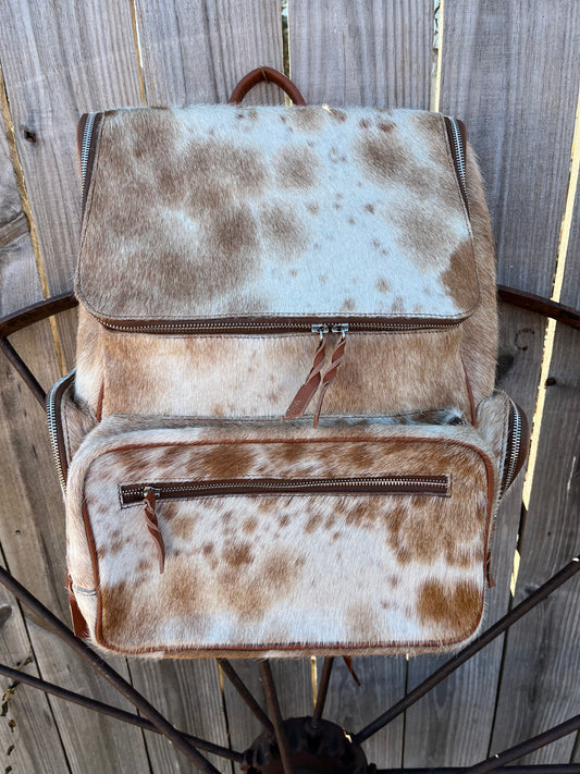 Cowhide Backpack