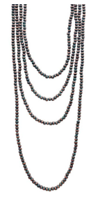 4 Multi-Strand Tiny Navajo Pearl Necklace