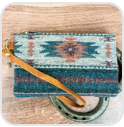 Desert Twilight Wristlet Pouch