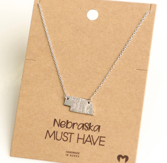 Nebraska State Necklace