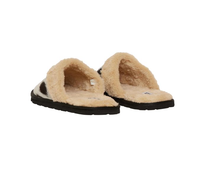 Cowhide Snug Scuff Slipper